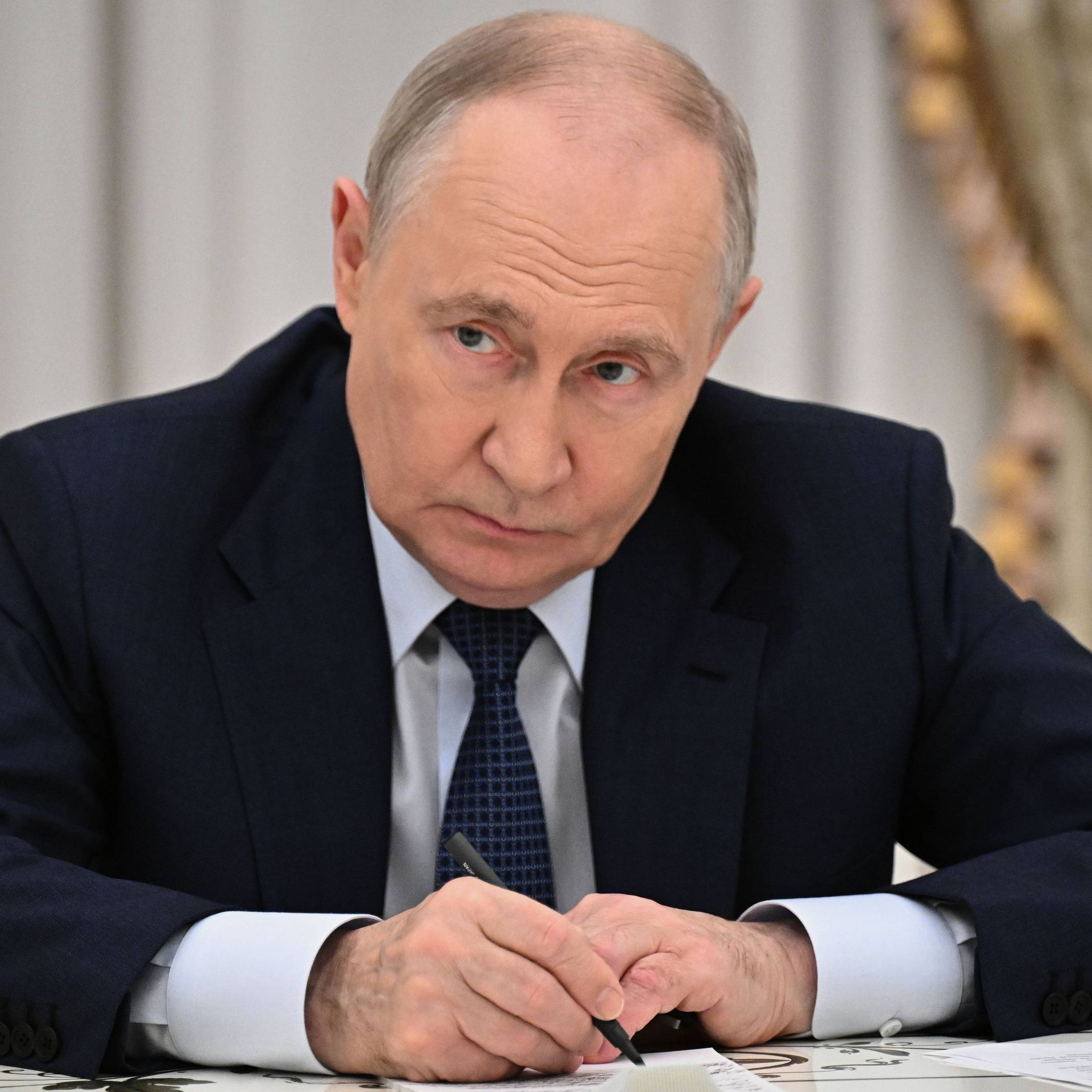 Der russische Präsident Wladimir Putin am 28. September im Kreml in Moskau.