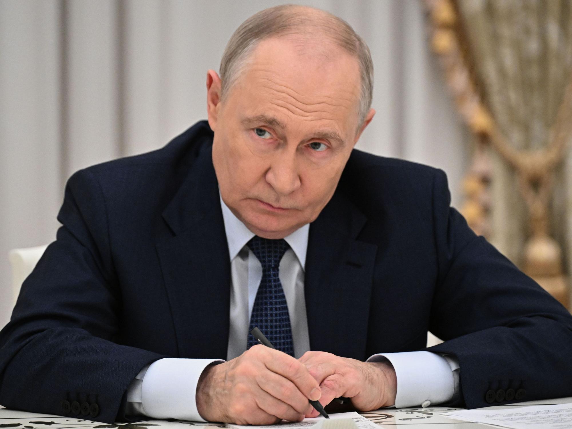 Der russische Präsident Wladimir Putin am 28. September im Kreml in Moskau.