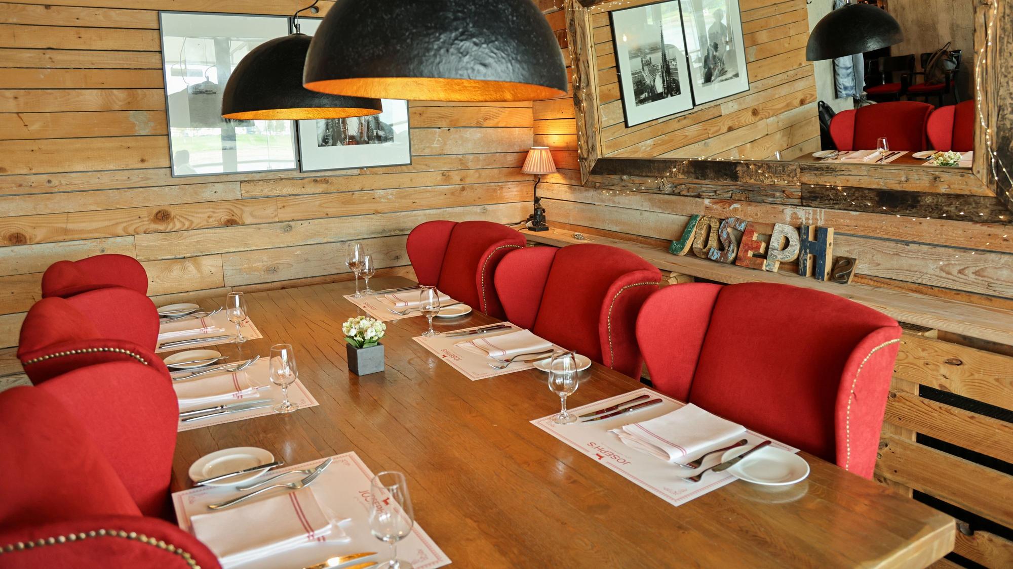 Blick ins Restaurant „Joseph’s“ in Köln.