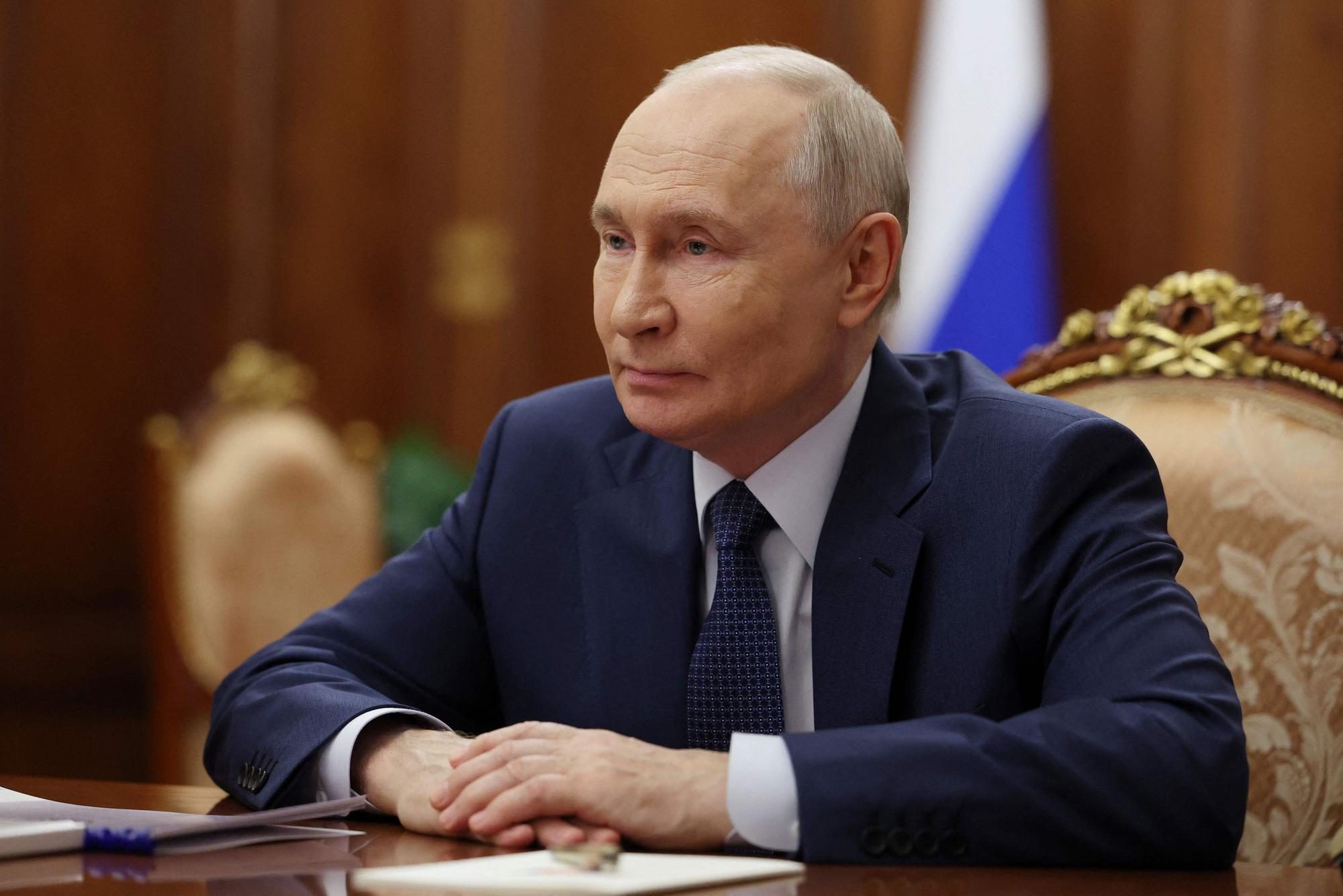 Russlands Präsident Wladimir Putin am 28. September im Kreml in Moskau.