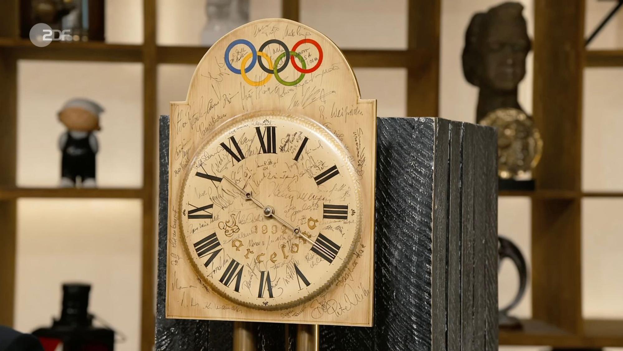 Die Uhr war anlässlich der Olympischen Spiele 1992 in Barcelona entstanden. (Bild: ZDF)