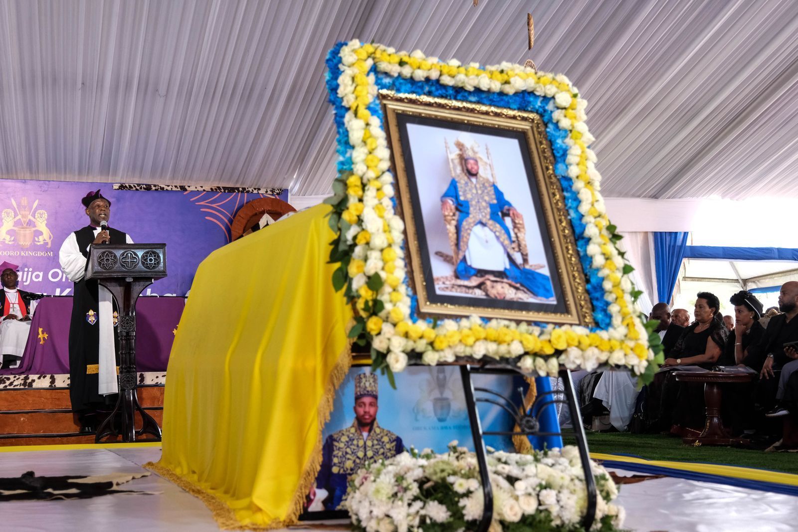 Nach dem Tod von König Oyo Nyimba Kabamba Iguru entbrannte ein heftiger Streit um die Nachfolge. (Bild: 2026 Getty Images/Hajarah Nalwadda)