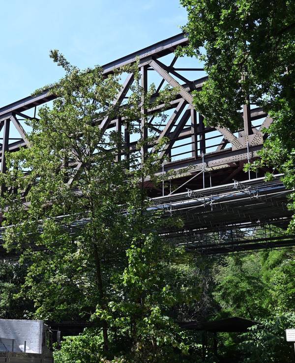 Bahnbrücke über die Wupper