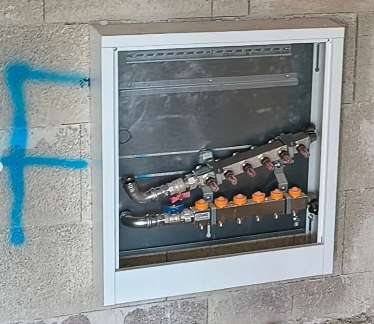Auch vorbereitete Installationen für die künftige Heizungs- und Sanitärversorgung wurden zerstört.