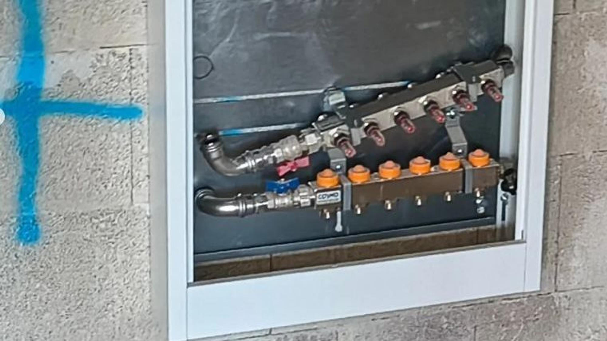 Auch vorbereitete Installationen für die künftige Heizungs- und Sanitärversorgung wurden zerstört.