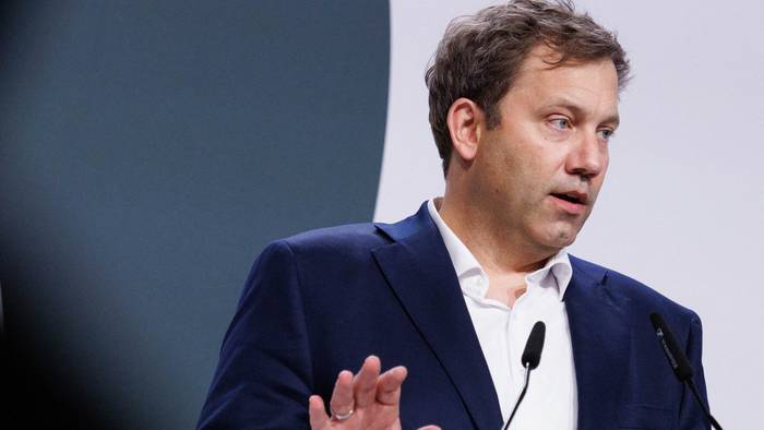 Lars Klingbeil (SPD), Bundesminister der Finanzen, spricht bei der Veranstaltung zur Vorstellung Jahresbilanz der Initiative Made for Germany.