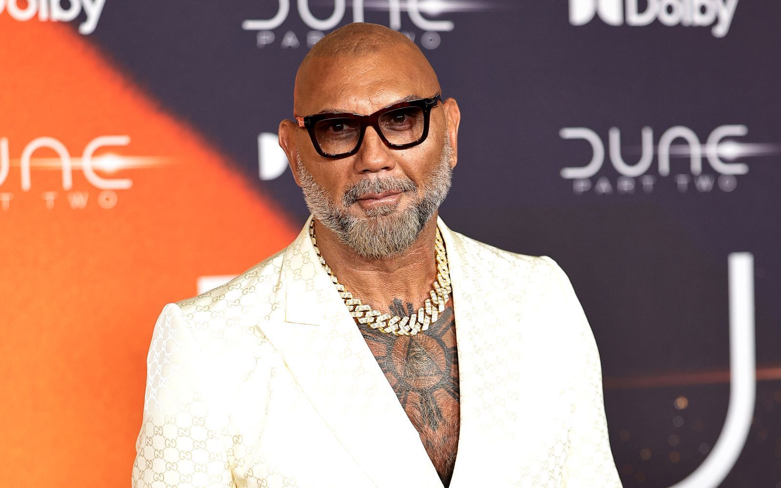 Dave Bautista spielt die Nemesis von Connor MacLeod, den finsteren Kurgan. (Bild: 2024 Getty Images/Dimitrios Kambouris)