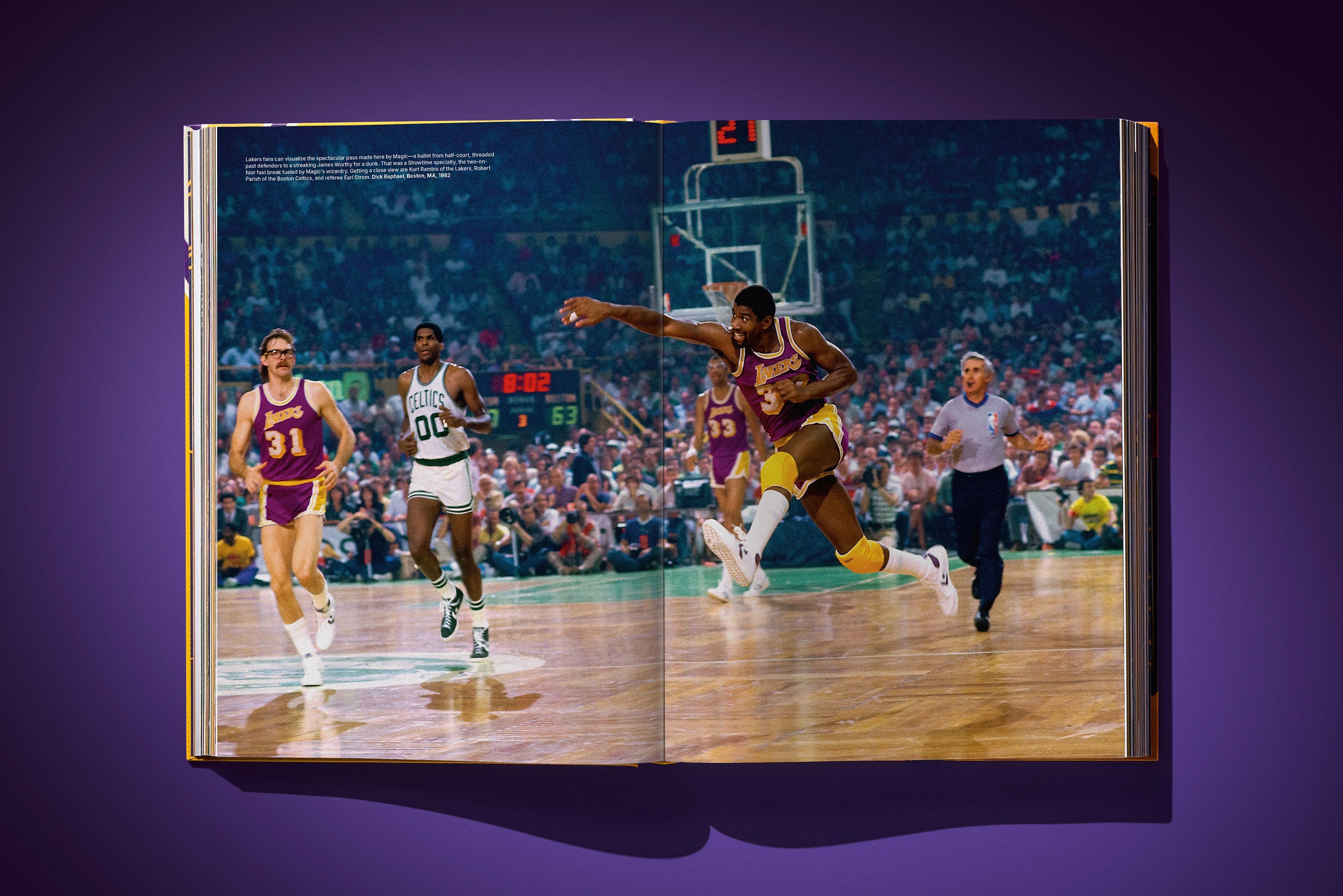 Magic Johnson im Lakers-Trikot