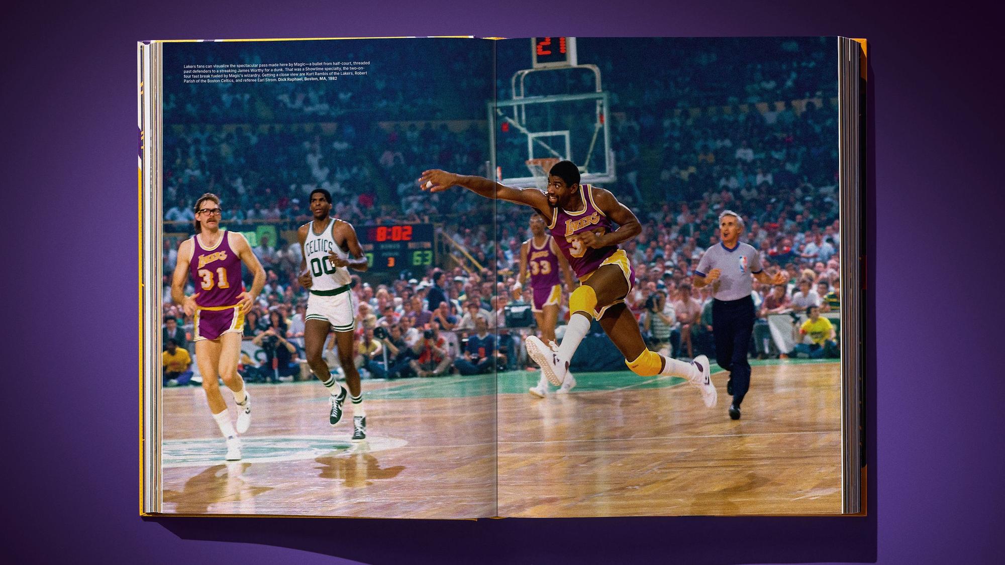 Magic Johnson im Lakers-Trikot