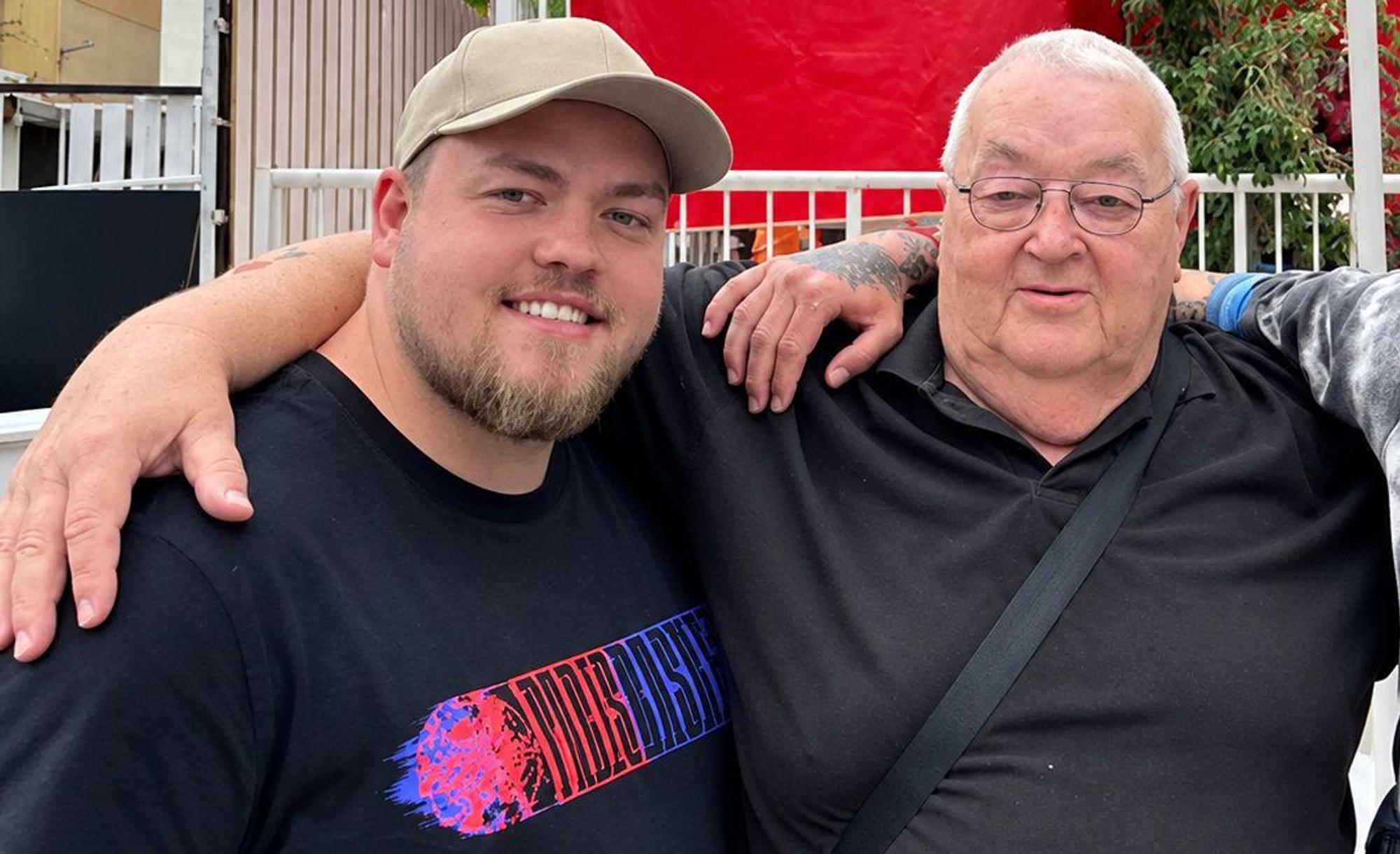 Sven Glöckner (l.) und sein Opa „Ebi“