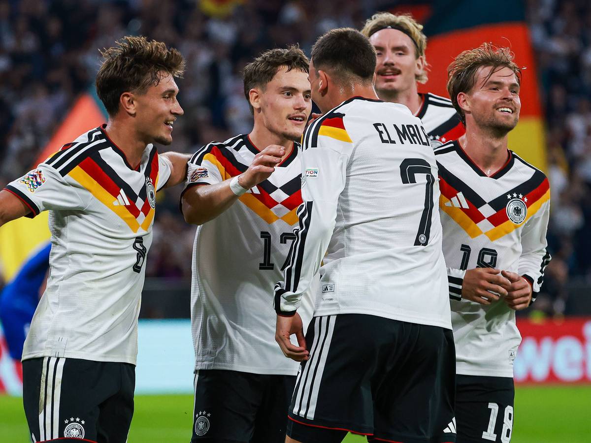 Tom Bischof, Florian Wirtz, Nick Woltemade und Maximilian Mittel