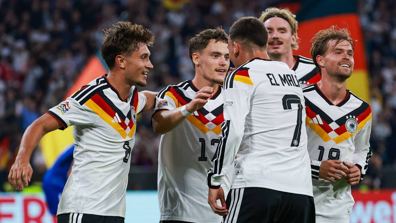 Tom Bischof, Florian Wirtz, Nick Woltemade und Maximilian Mittel