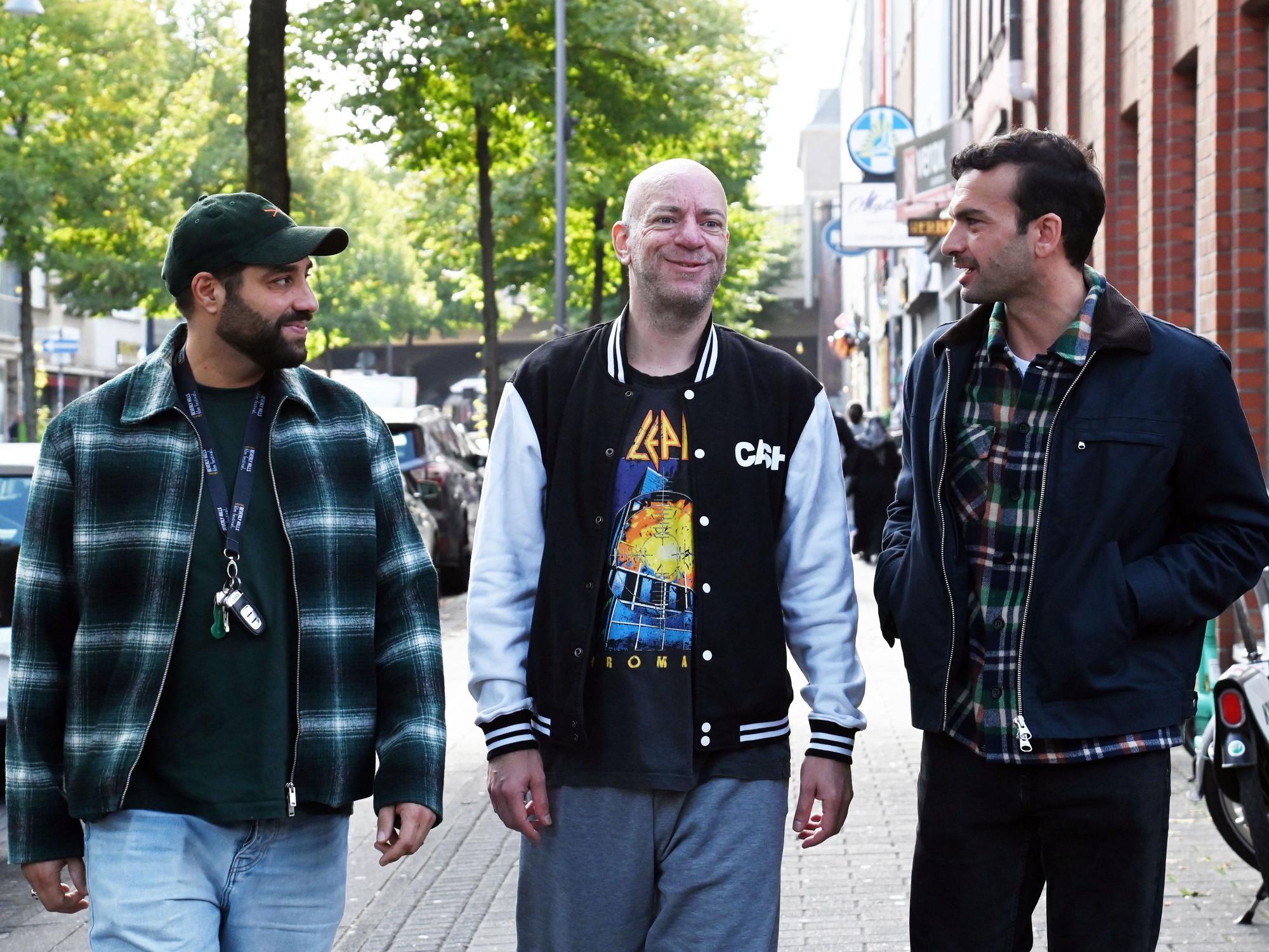 Kais Setti, Maxwell Richter und Beka Bediana (von links) sprechen über die prekäre finanzielle Situation im Schauspielgewerbe.