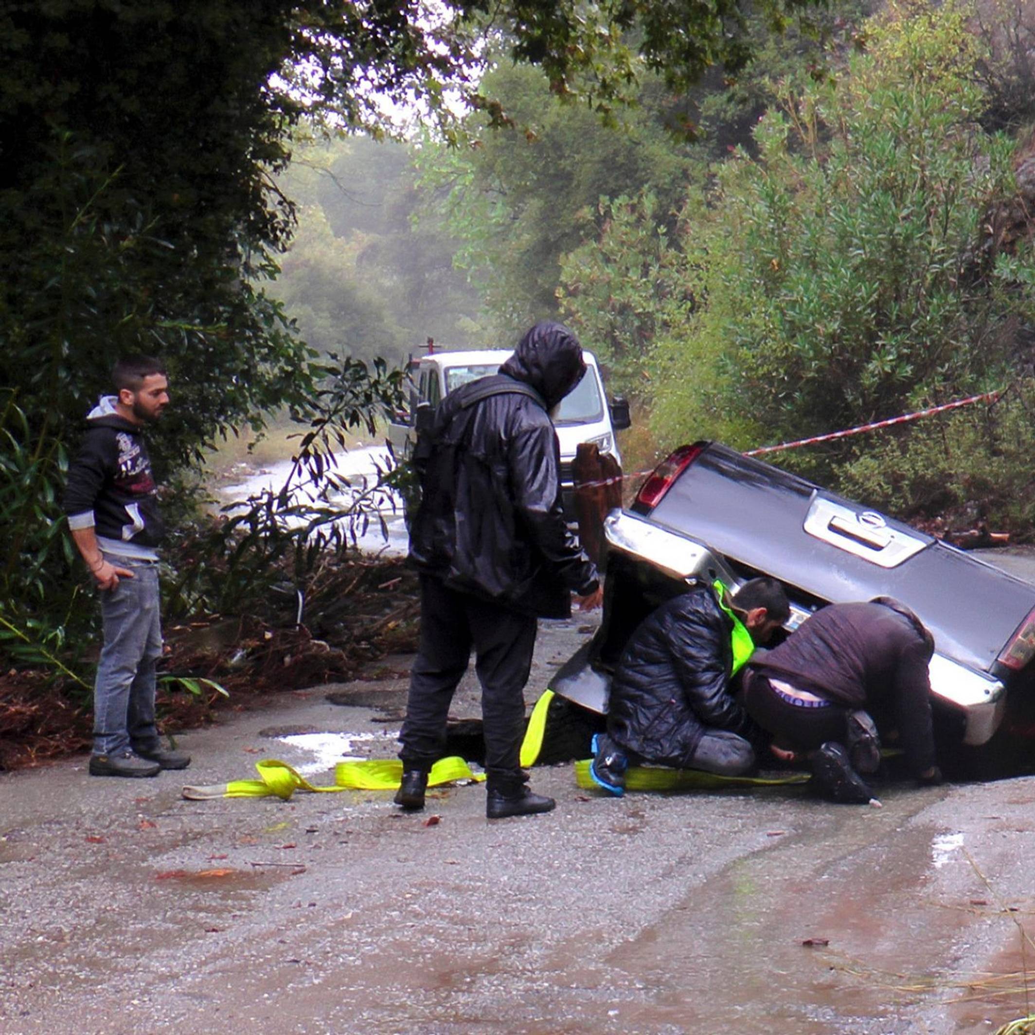 Unwetter auf Kreta