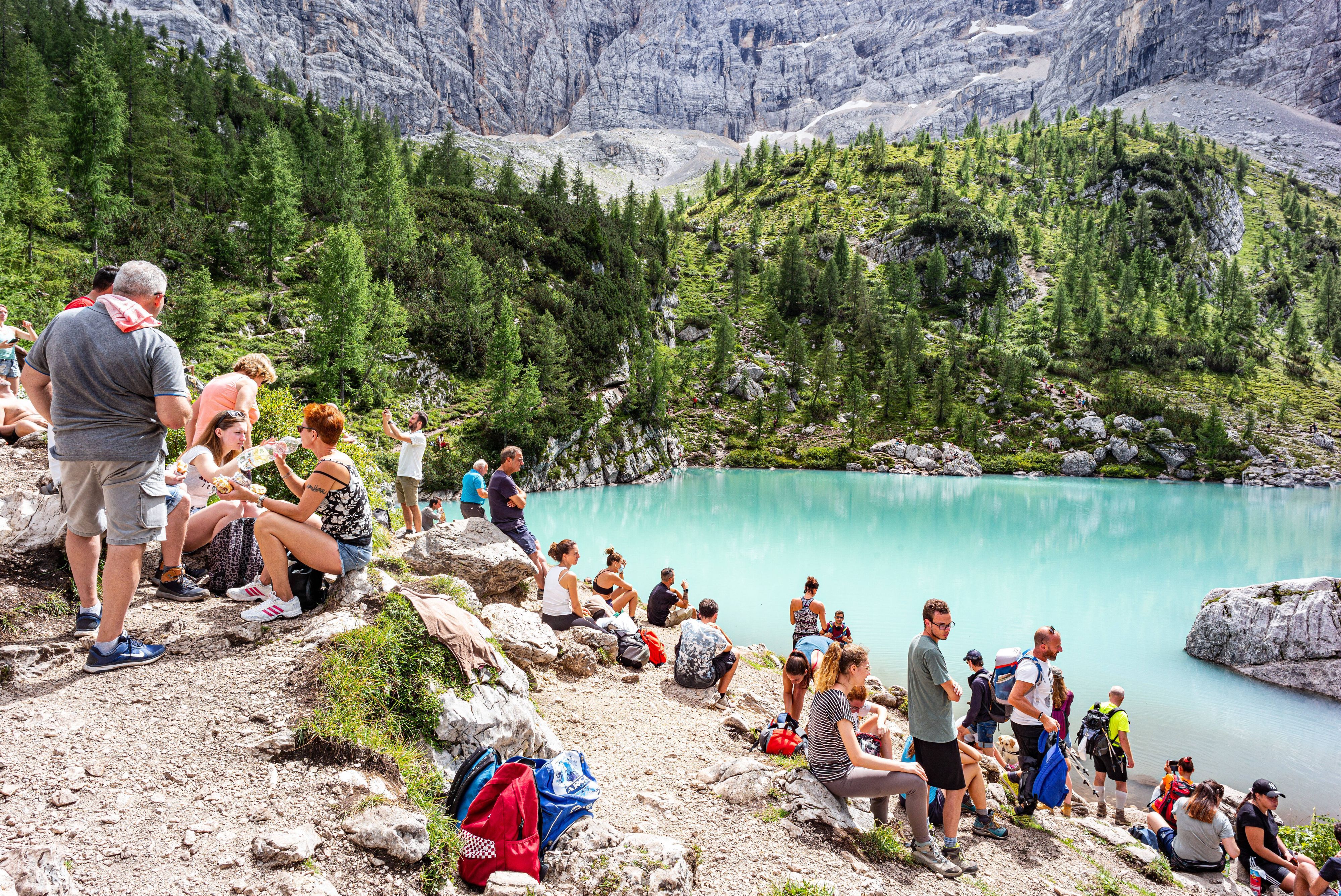 Blick auf den beliebten Lago di Sorapis. (Archivbild)