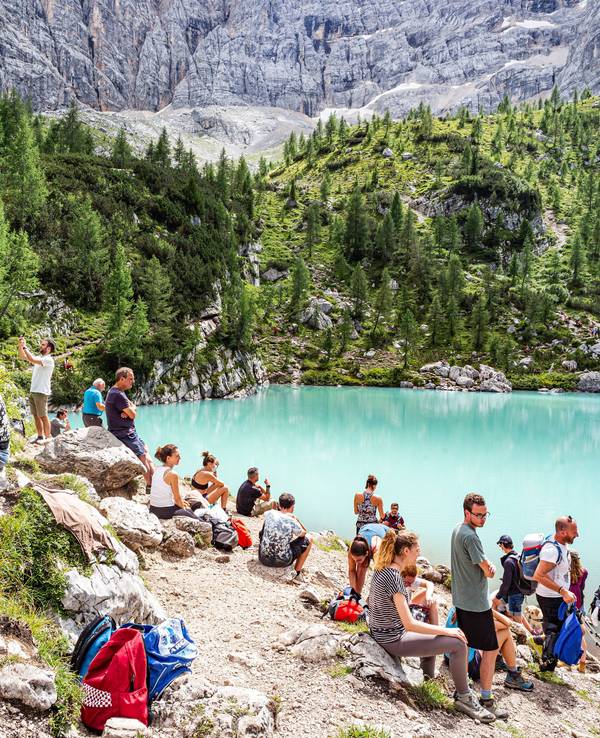 Blick auf den beliebten Lago di Sorapis. (Archivbild)