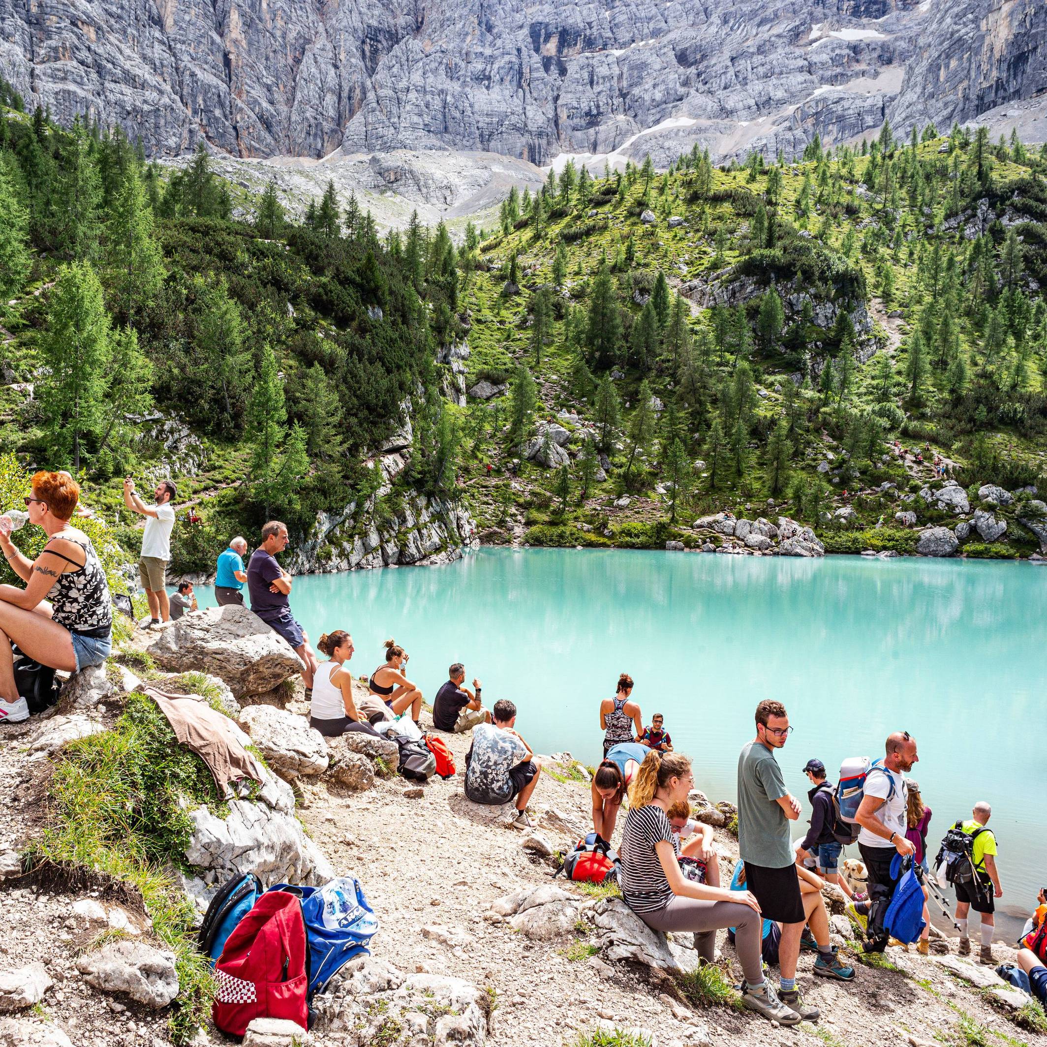 Blick auf den beliebten Lago di Sorapis. (Archivbild)