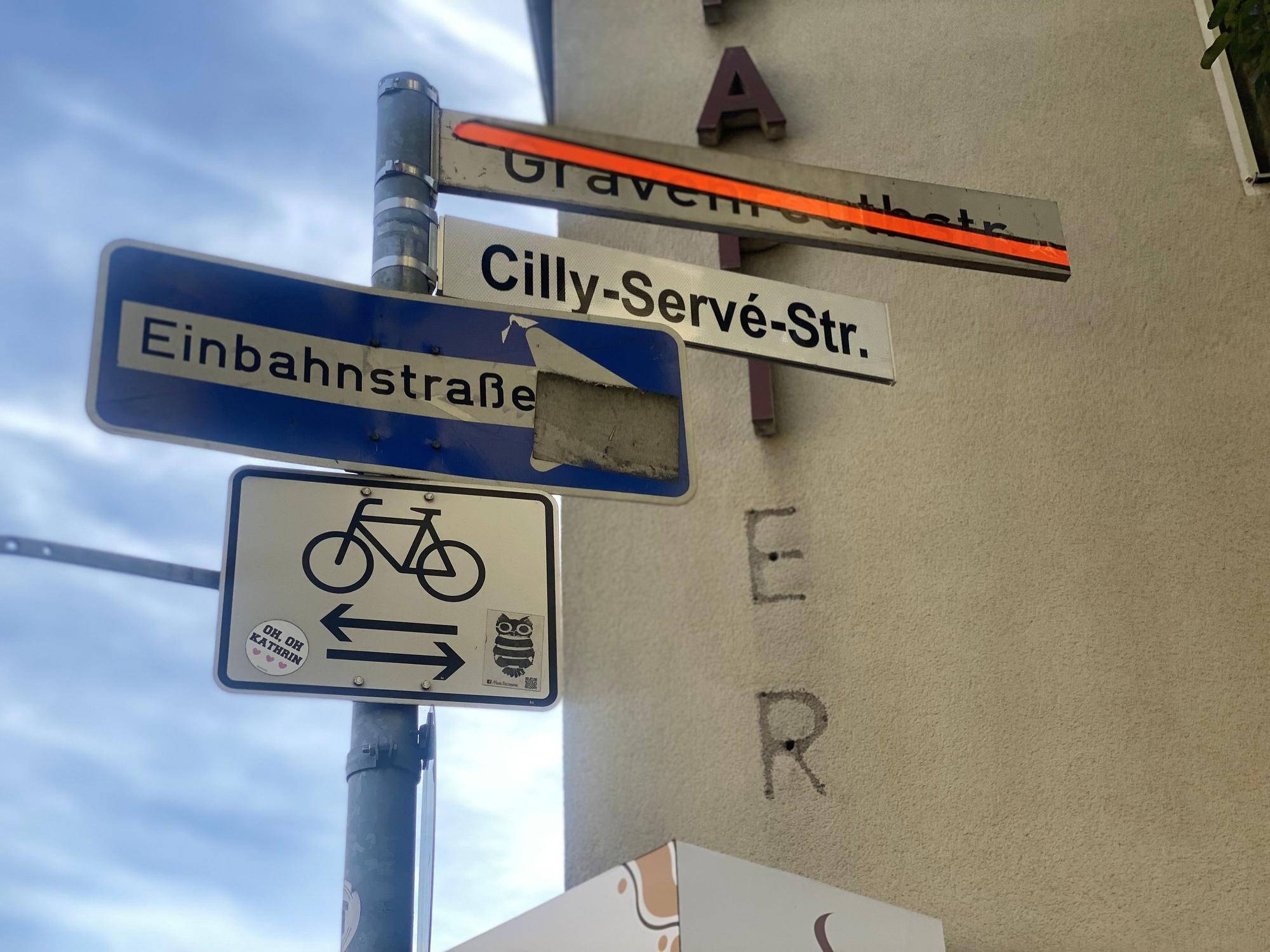 Straßenschilder