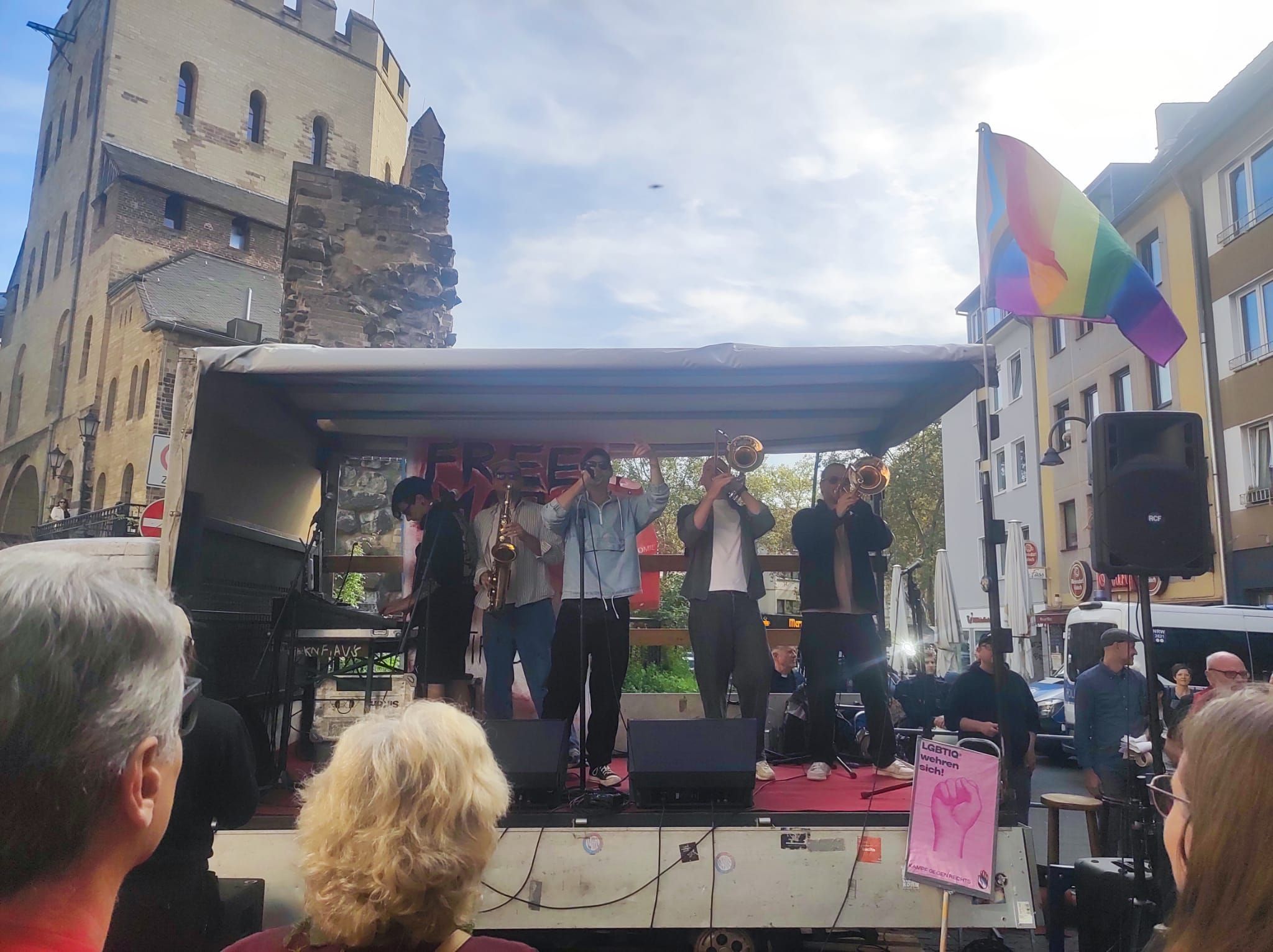 In der Kölner Südstadt gibt es heute Proteste.