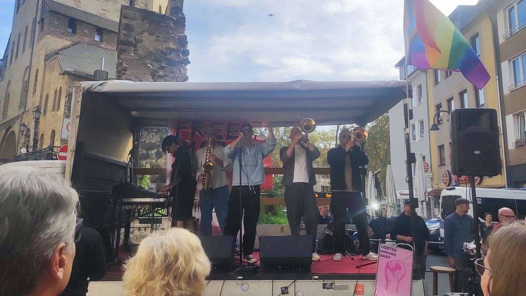 In der Kölner Südstadt gibt es heute Proteste.