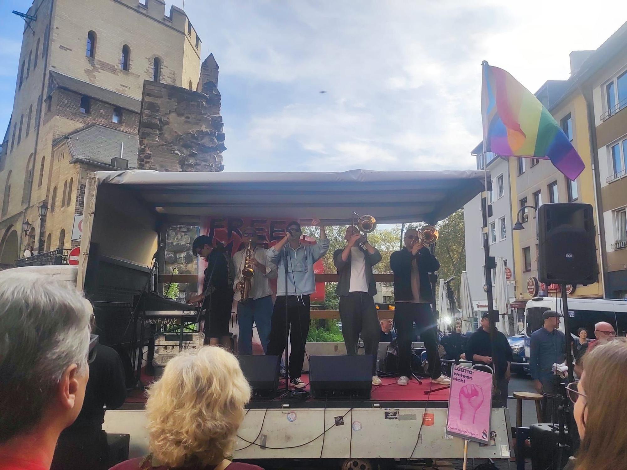 In der Kölner Südstadt gibt es heute Proteste.