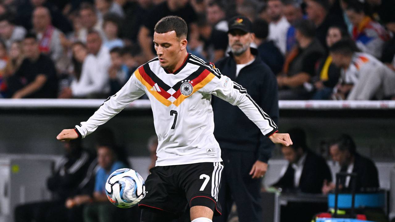 Said El Mala bei seinem ersten Länderspiel am 1. Oktober 2026 gegen Serbien.