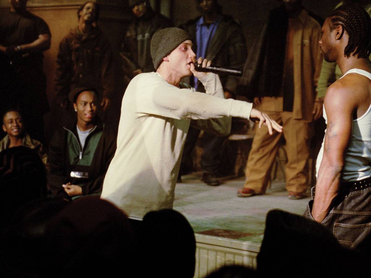 Kein echtes Biopic, aber authentisch wie kaum ein anderer Musikfilm: „8 Mile“ mit Rap-Superstar Eminem. (Bild: Universal)