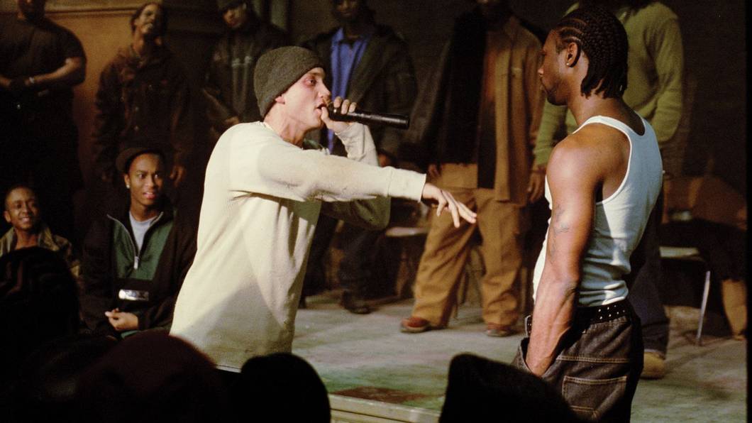 Kein echtes Biopic, aber authentisch wie kaum ein anderer Musikfilm: „8 Mile“ mit Rap-Superstar Eminem. (Bild: Universal)