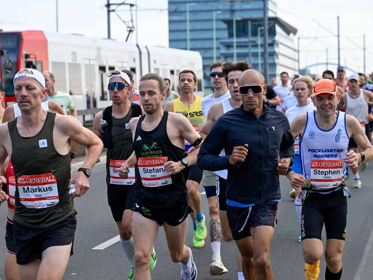 04.10.2026, Köln: Am 28. Generali Köln Marathon nehmen 41.000 Läuferinnen und Läufer teil. Foto: Uwe Weiser