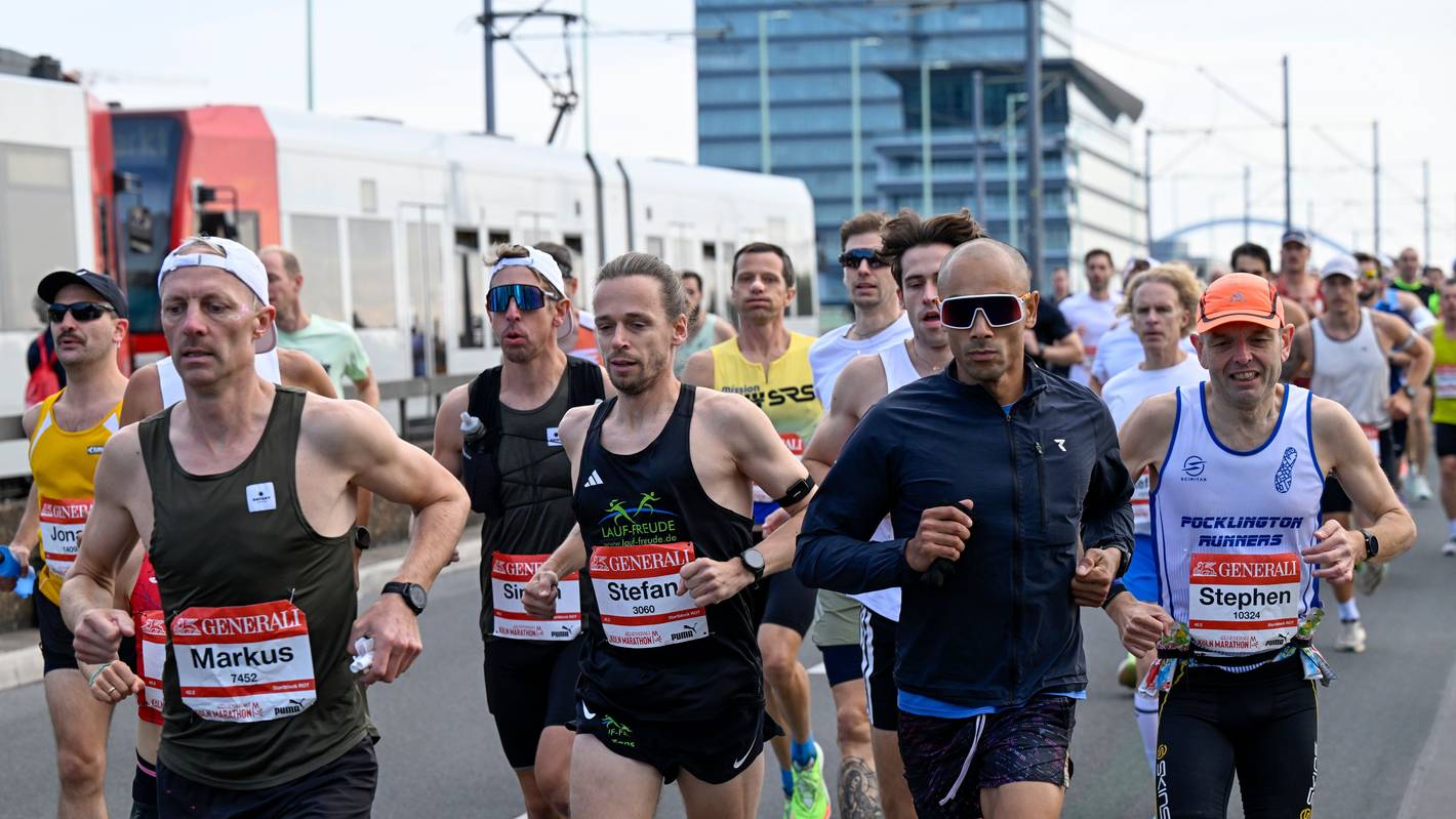 04.10.2026, Köln: Am 28. Generali Köln Marathon nehmen 41.000 Läuferinnen und Läufer teil. Foto: Uwe Weiser
