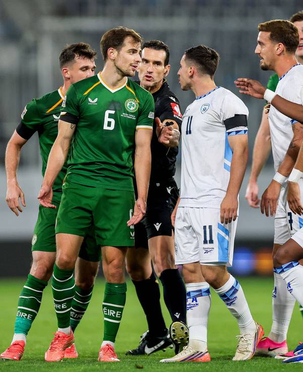 Beim Rückspiel zwischen Irland und Israel kam es zu Tumulten.