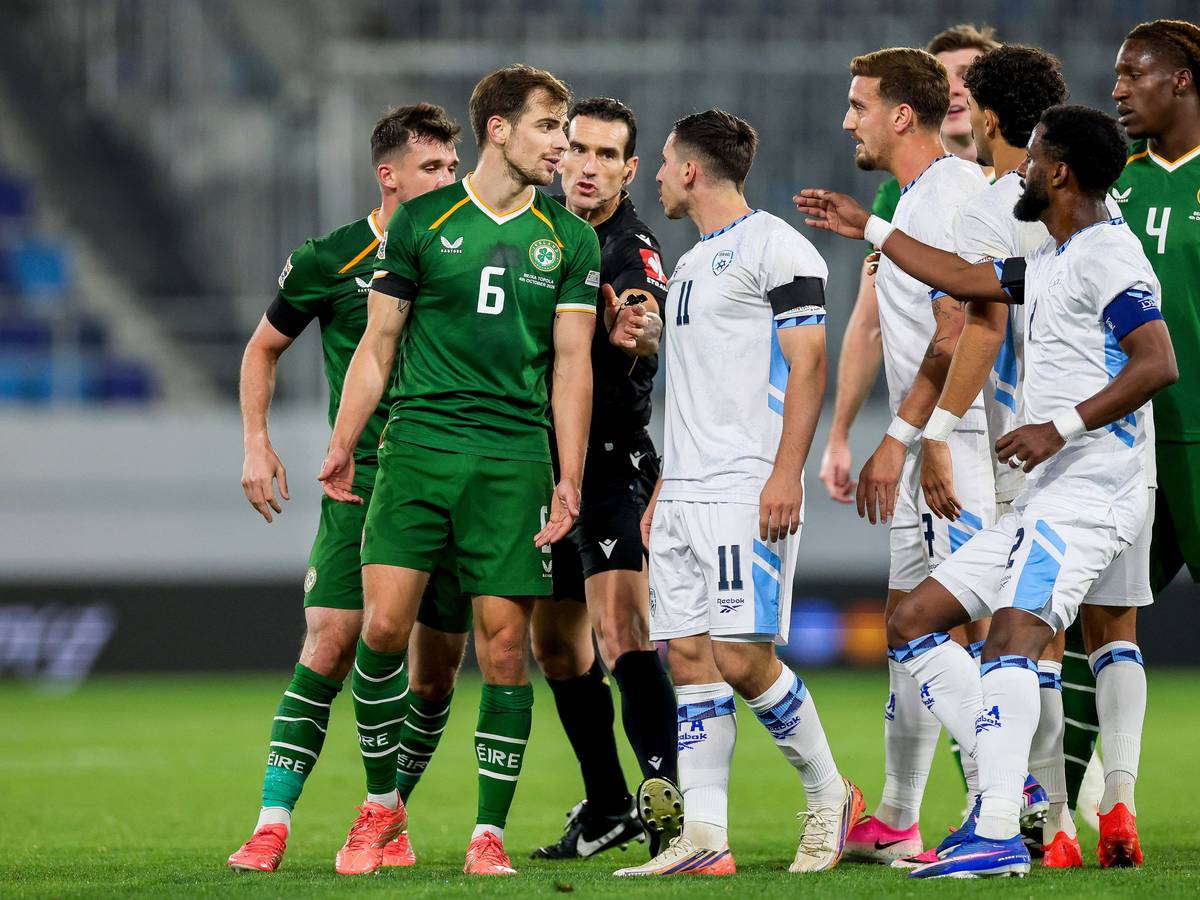 Beim Rückspiel zwischen Irland und Israel kam es zu Tumulten.