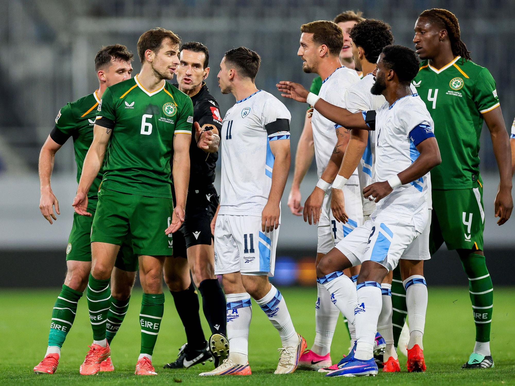 Beim Rückspiel zwischen Irland und Israel kam es zu Tumulten.