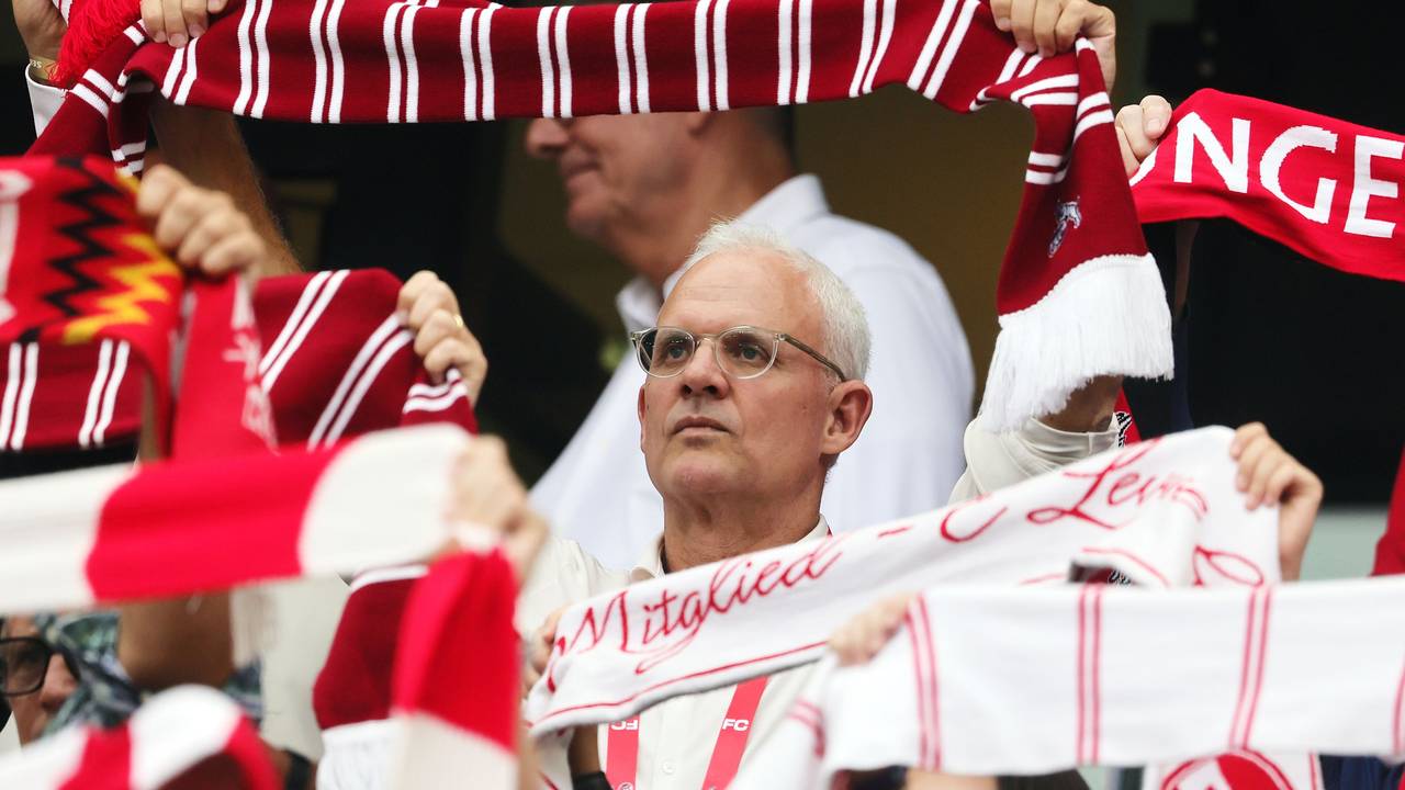 Jörg Alvermann, Vizepräsident des 1. FC Köln, im Stadion.