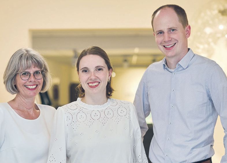 Das Team von Betten Pohl - ein Bild von Andrea Esser, Irina und Stefan Pohl