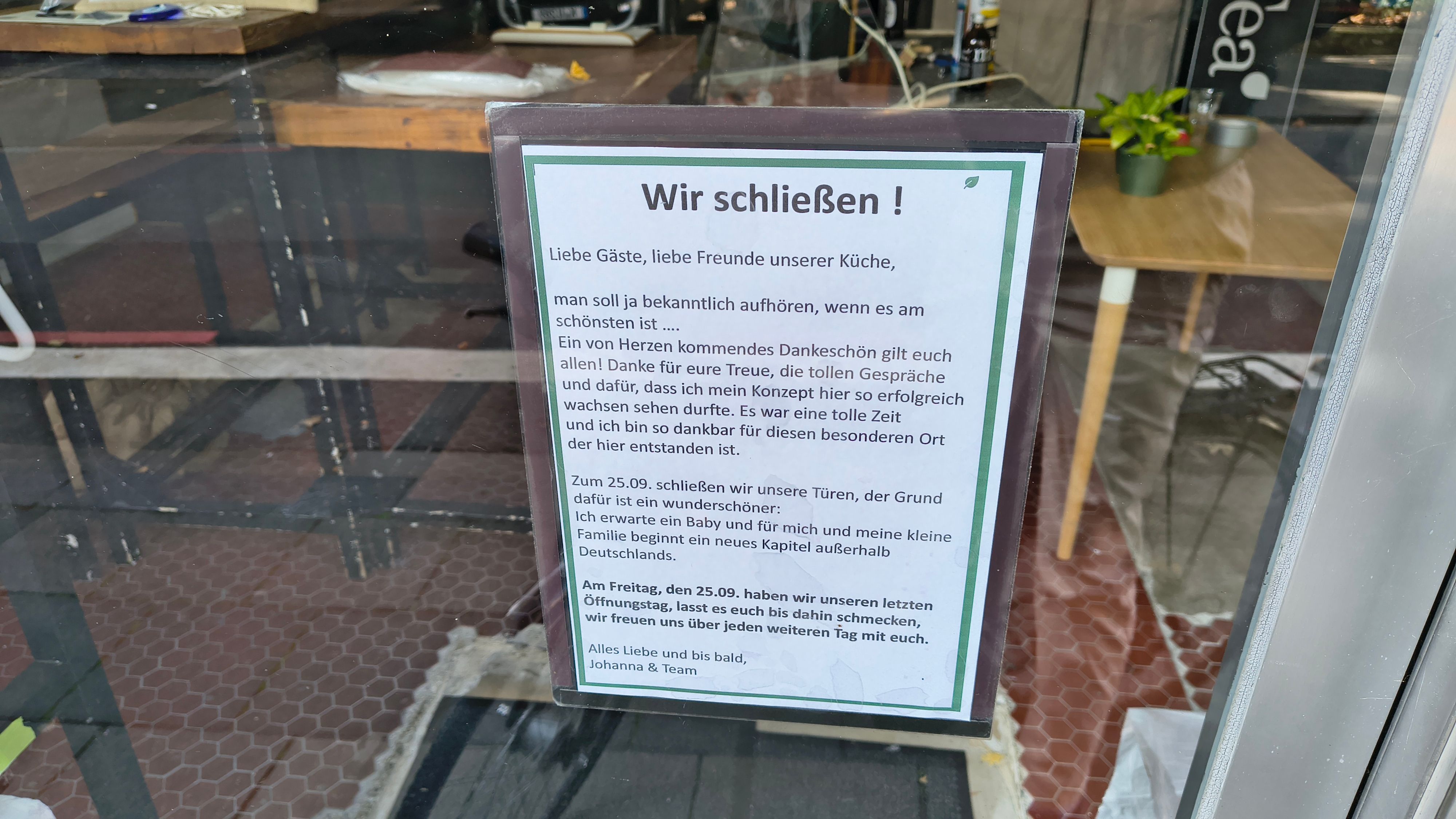 Das Fuhrmann im Kunibertsviertel hat geschlossen.