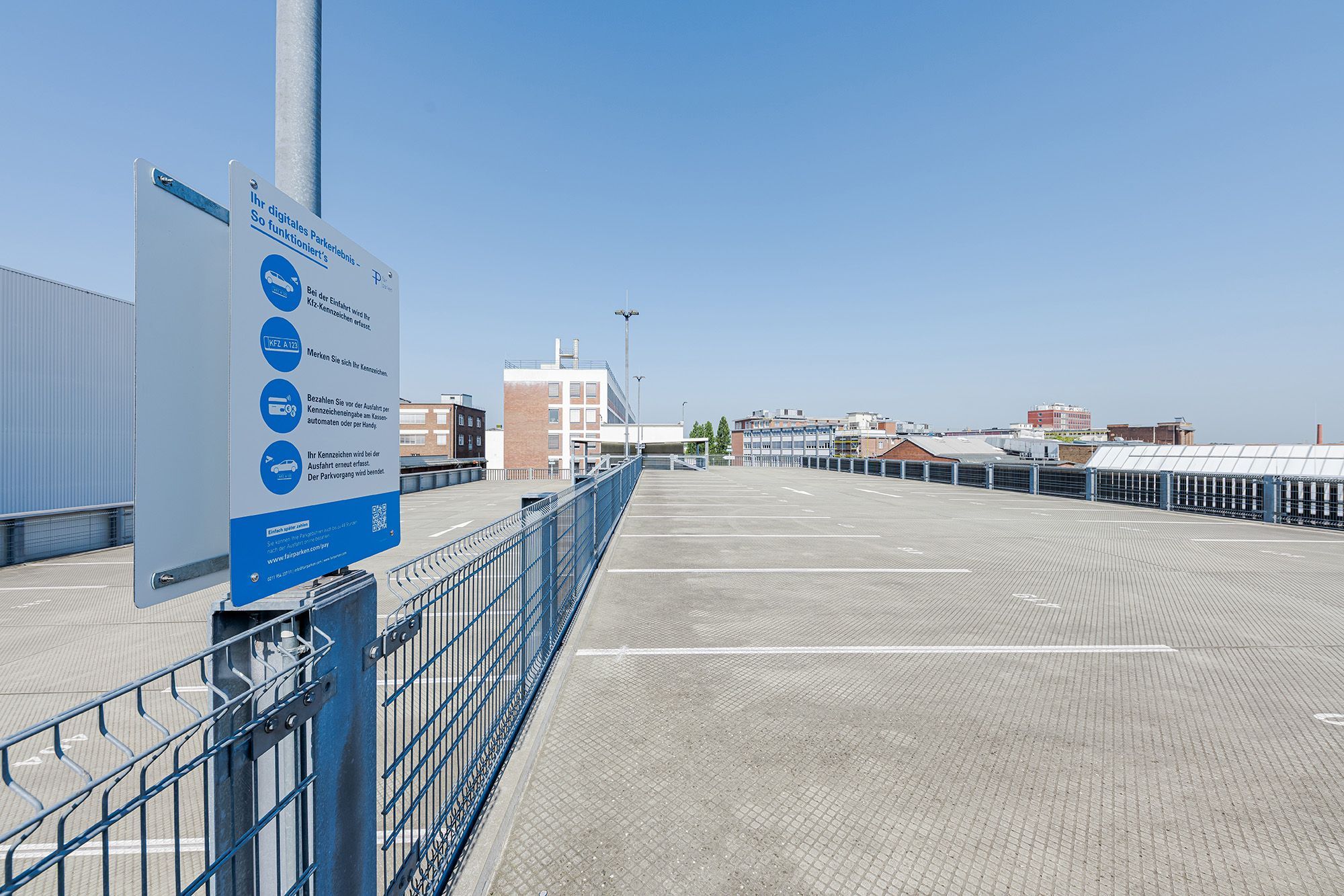 Der Parkplatz bei Kaufland in Köln-Mülheim