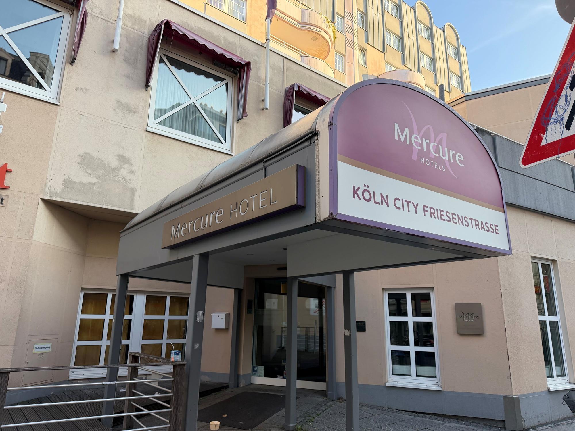 Blick auf das Mercure-Hotel in der Friesenstraße.