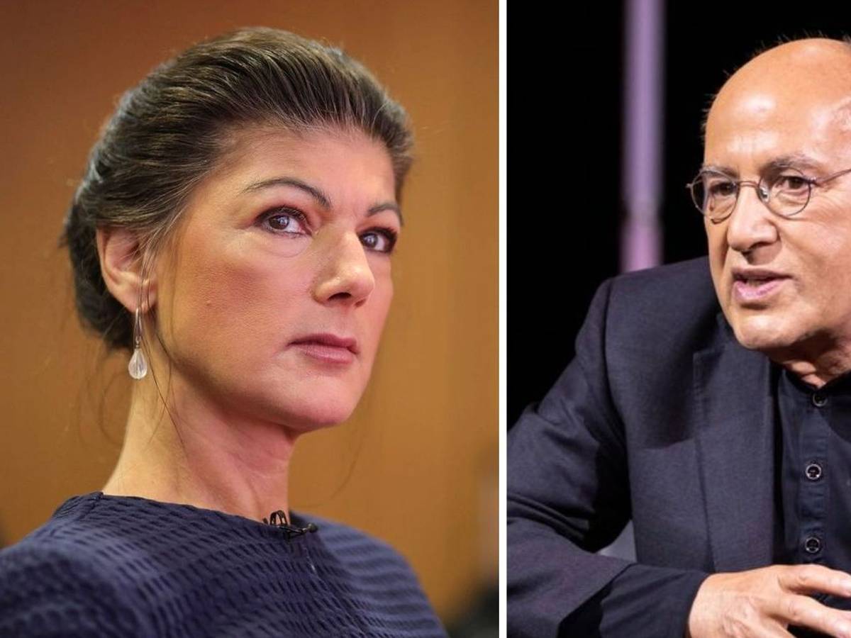 Gregor Gysi hat im Podcast „Zwischen den Zeilen“ über den Kurs seiner früheren Parteikollegin Sahra Wagenknecht spekuliert. (Bild: 2024 Getty Images/Omer Messinger / 2021 Getty Images/Joshua Sammer)