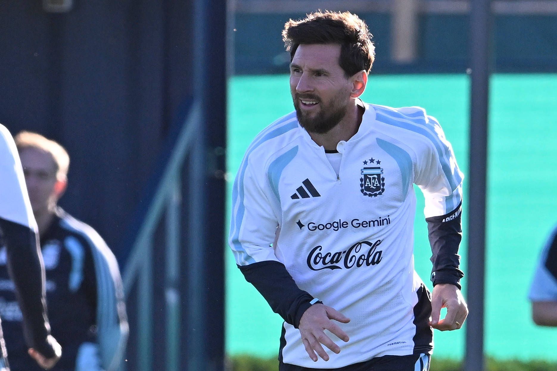 Argentinien-Training mit Lionel Messi.
