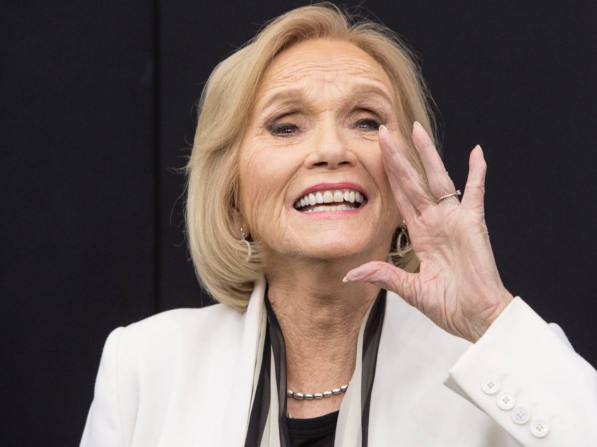 Die US-amerikanische Schauspielerin Eva Marie Saint im Jahr 2014 bei ihrer Ankunft zur Weltpremiere von „Winter’s Tale“ im Ziegfeld Theater in New York.