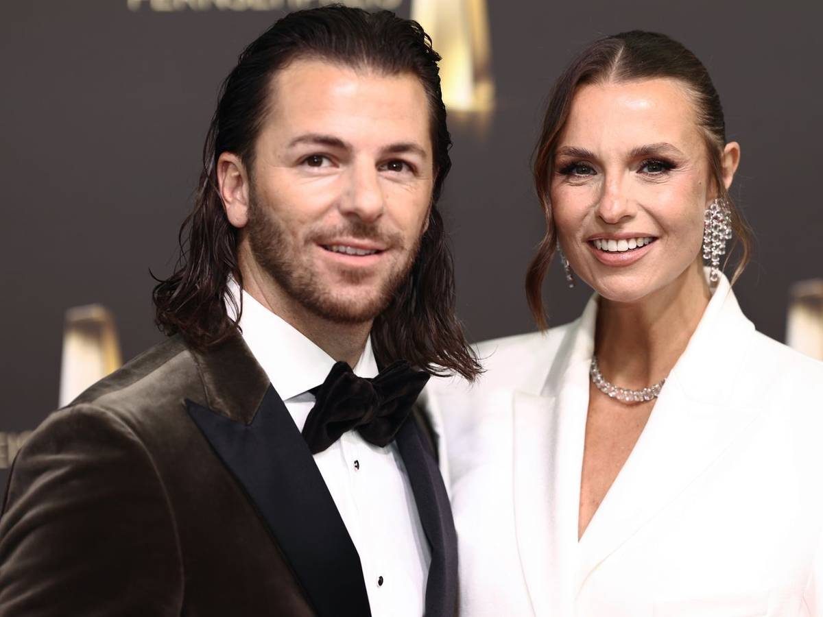 Riccardo Basile und Laura Wontorra erwarten ihr erstes Kind. (Bild: 2026 Getty Images/Joshua Sammer)