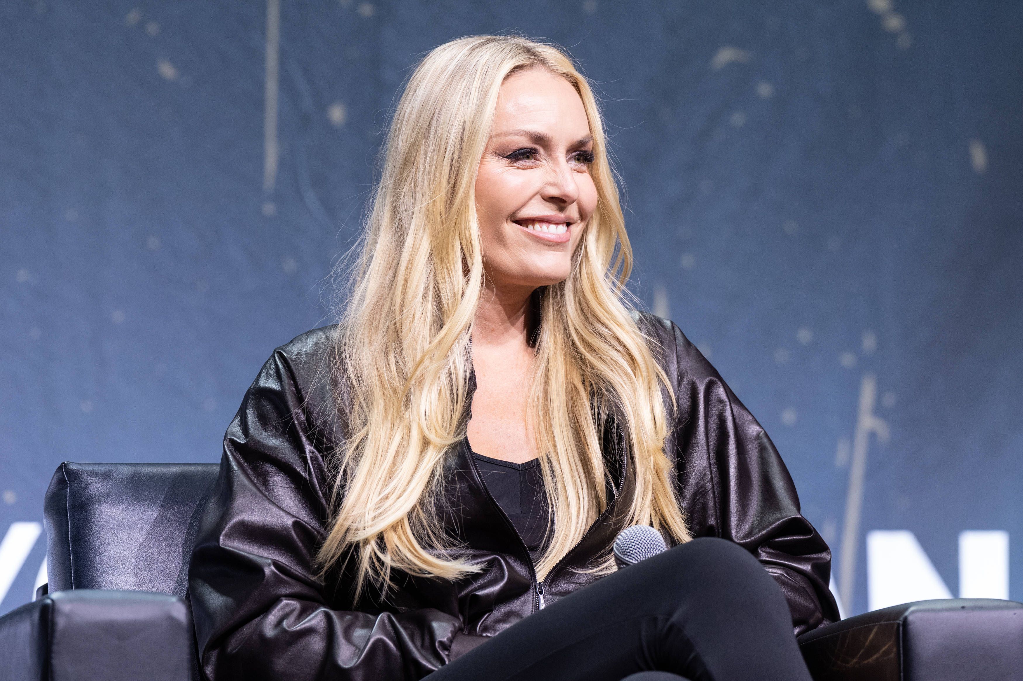 Lindsey Vonn bei einem Podiumsgespräch in New York