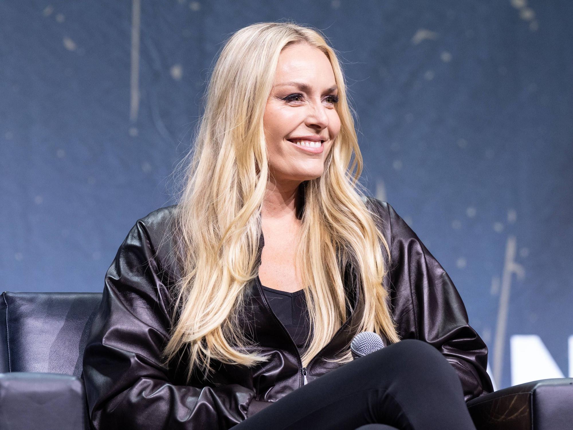Lindsey Vonn bei einem Podiumsgespräch in New York
