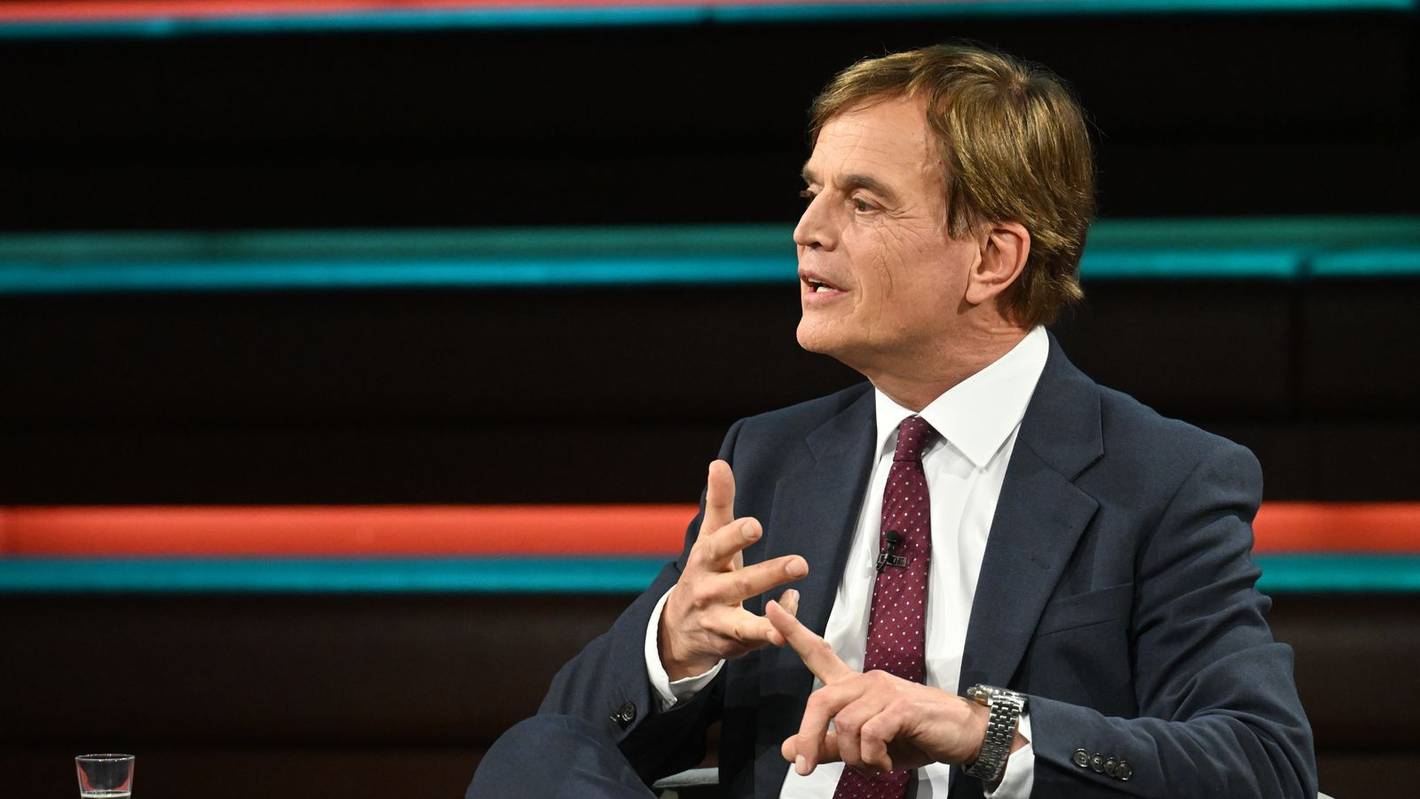 AfD-Politiker Bernd Baumann sprach bei „Markus Lanz“ unter anderem über die Wahl seines Parteikollegen zum Landtagspräsident in Sachsen-Anhalt. (Bild: ZDF/Cornelia Lehmann)