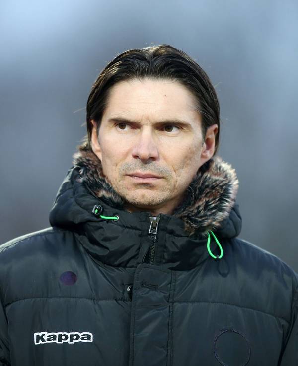 Thomas Brdaric bei einem Spiel als Trainer.