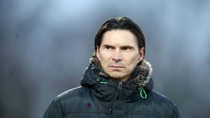 Thomas Brdaric bei einem Spiel als Trainer.