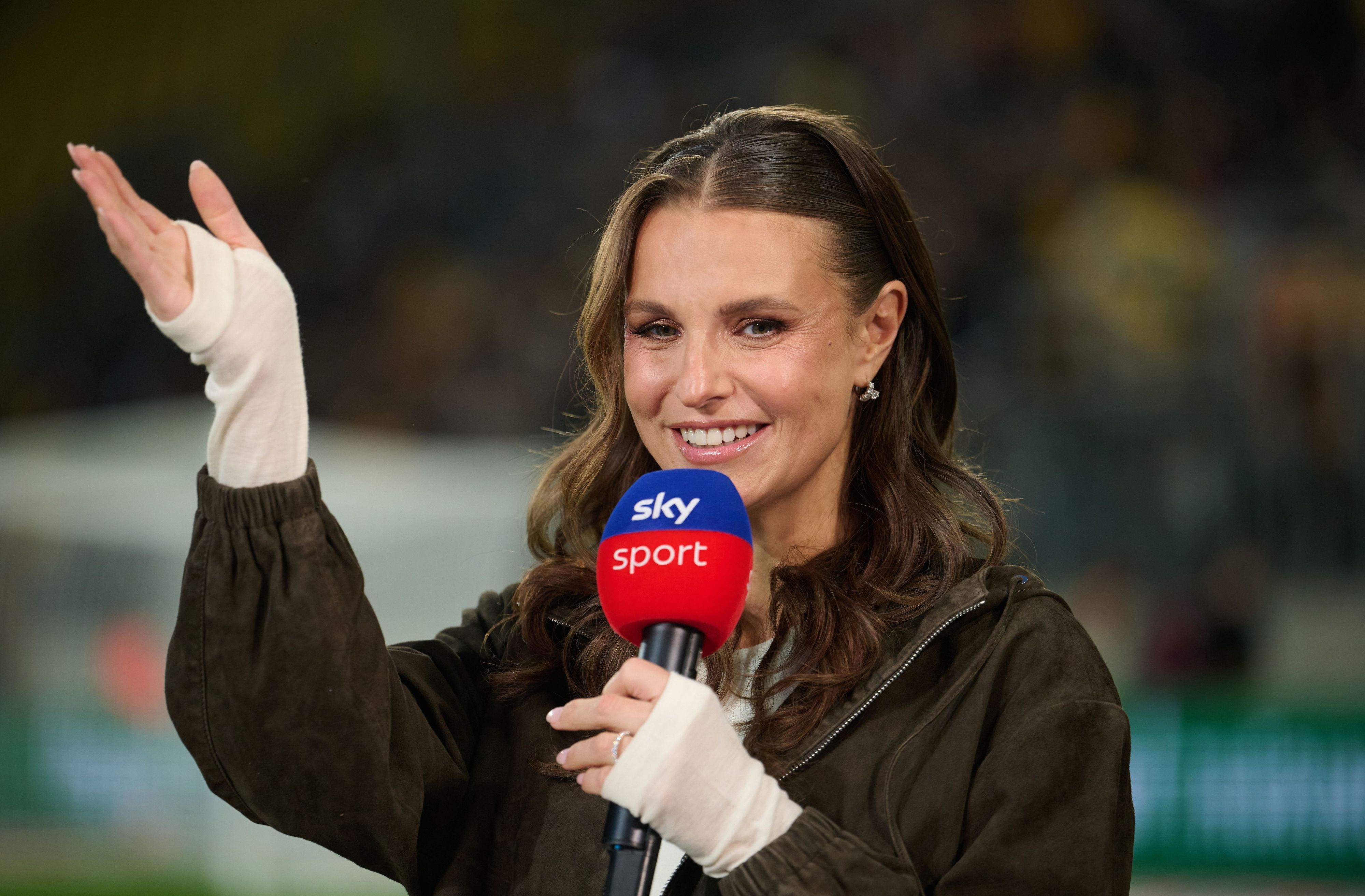TV-Einsatz für Laura Wontorra bei Sky.