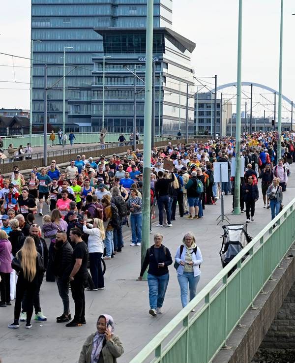 Am 28. Generali Köln Marathon nahmen 41.000 Läuferinnen und Läufer teil.