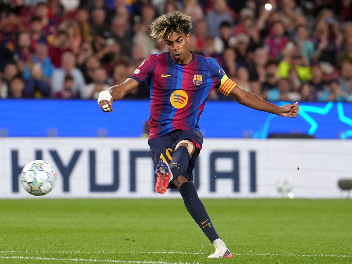 Nach der Länderspielpause rollt in der Champions League bald wieder der Ball. Mit dabei: Lamine Yamal vom FC Barcelona. (Bild: Getty Images / Alex Caparros)